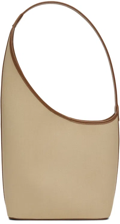 Aesther Ekme Beige Demi Lune Bag In 213 Canvas