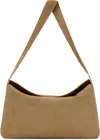 Aesther Ekme Beige Soft Baguette Bag In 182 Suede Sand