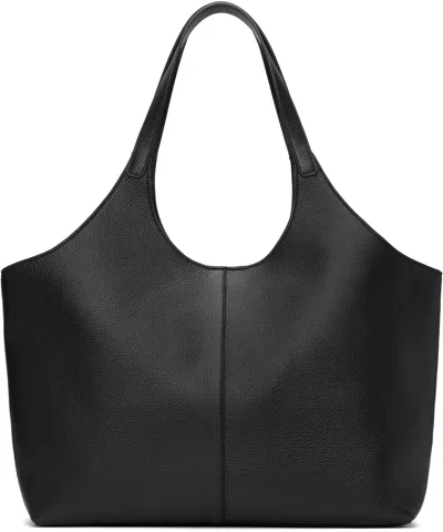 Aesther Ekme Cabas Smooth Calfskin Tote Bag In 195 Grain Black