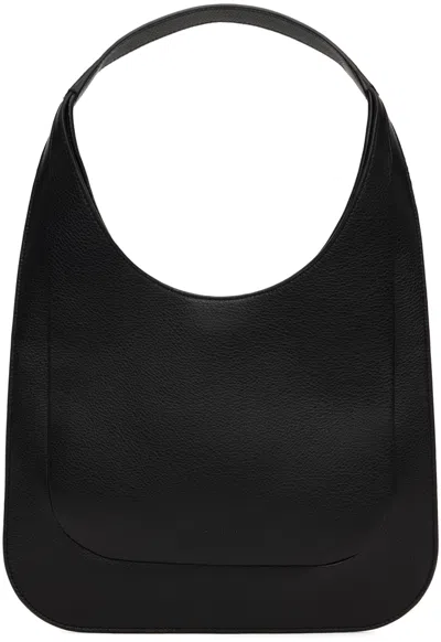 Aesther Ekme Black Midi Bag In 195 Grain Black