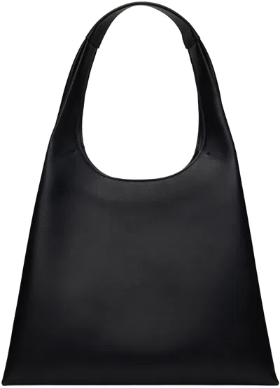 Aesther Ekme Black Midi Shopper Tote In 101 Black