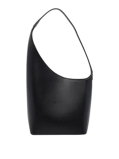 Aesther Ekme Black New Demi Lune Shoulder Bag