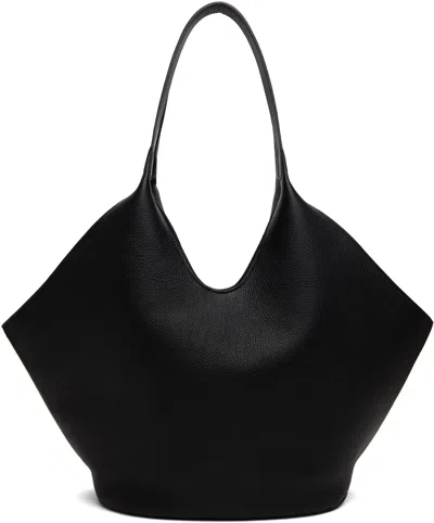 Aesther Ekme Black Phantom Tote In 195 Grain Black