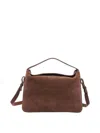 Aesther Ekme Soft Baguette Crossbody Bag 238 Suede Cocoa In Brown