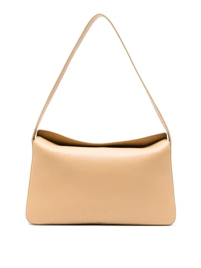 Aesther Ekme Soft Baguette Leather Shoulder Bag In Brown