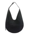 Aesther Ekme Hobo Bag 101 Suede Black In Black