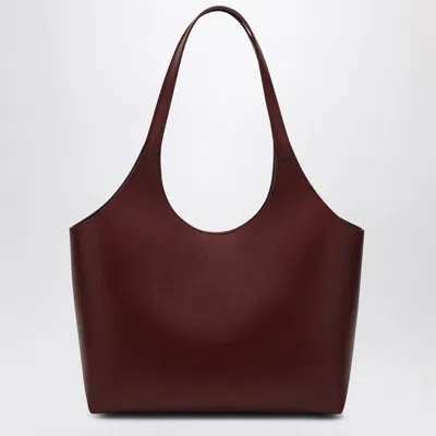 Aesther Ekme Bordeaux Leather Supple Tote Bag L In Burgundy