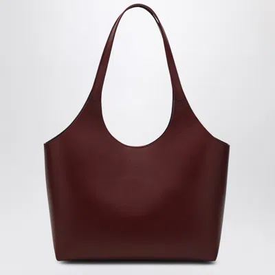 Aesther Ekme Bordeaux Leather Supple Tote Bag L In Burgundy