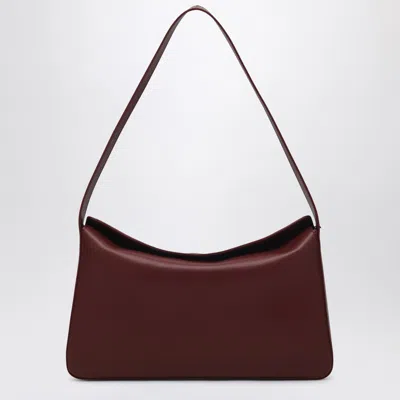 Aesther Ekme Borsa Soft Baguette Bordeaux In Leather In Burgundy