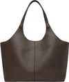 Aesther Ekme Brown Cabas Supple Xl Tote In 221 Grain Chestnut