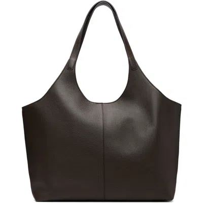 Aesther Ekme Brown Cabas Supple Xl Tote In Grain Tabacco