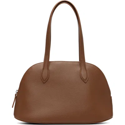 Aesther Ekme Brown Cosmo Soft Bag In 257 Grain Dark Toffe