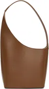 Aesther Ekme Demi Lune Shoulder Bag In 210 Brown Rust