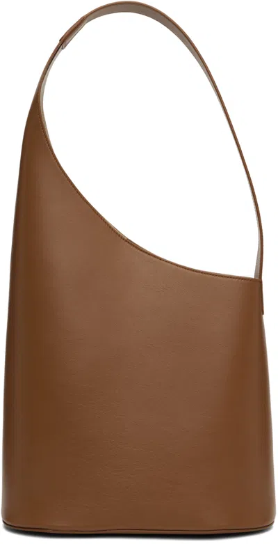 Aesther Ekme Brown Lune Tote In 210 Brown Rust