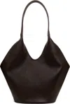 Aesther Ekme Brown Phantom Bucket Tote In 227 Dark Chocolate