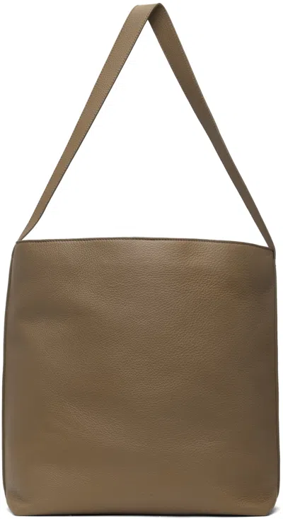 Aesther Ekme Brown Sac Supple Tote In 220 Grain Terra