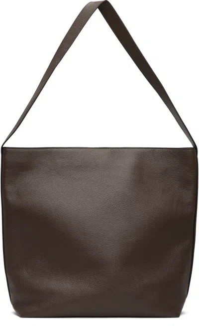 Aesther Ekme Brown Sac Supple Tote In 221 Grain Chestnut