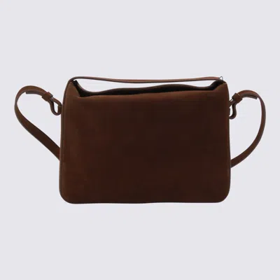 AESTHER EKME AESTHER EKME BROWN SUEDE TOP HANDLE BAG