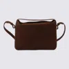 Aesther Ekme Soft Baguette Calfskin Suede Crossbody Bag In Brown