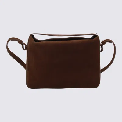 Aesther Ekme Brown Suede Top Handle Bag