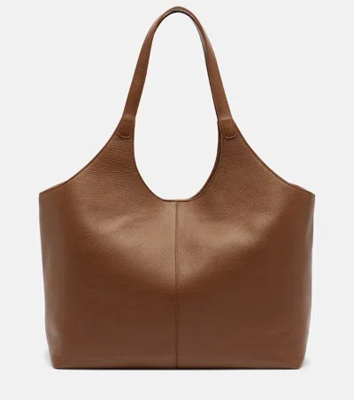 Aesther Ekme Cabas Supple Xl Leather Tote Bag In Brown