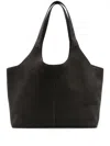 Aesther Ekme Cabas Xl Suede Shoulder Bag In Suede Coffee