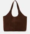 Aesther Ekme Cabas Supple Xl Suede Tote Bag In 171 Suede Chocolate