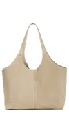 Aesther Ekme Cabas Supple Xl Tote Suede Sand In Suede Sand