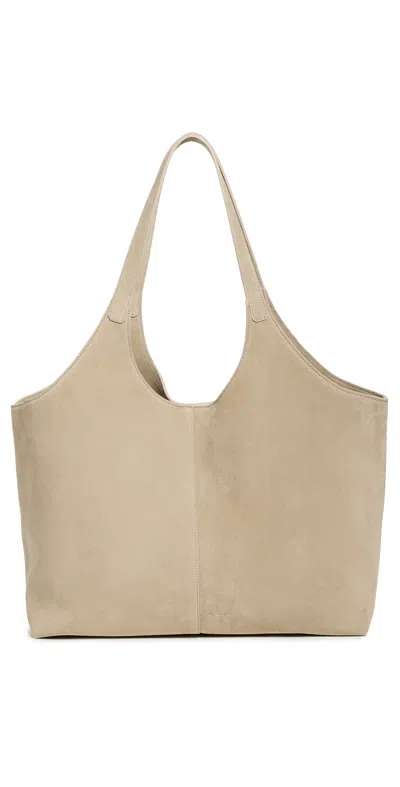 Aesther Ekme Cabas Supple Xl Tote Suede Sand In Neutral