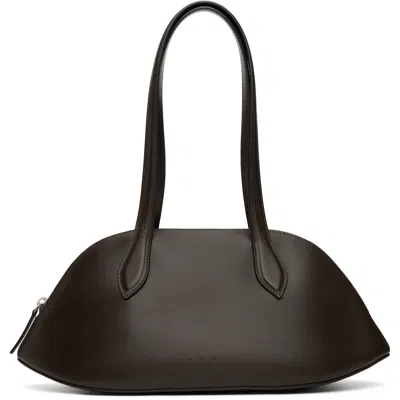 Aesther Ekme Cosmo Leather Shoulder Bag In Brown