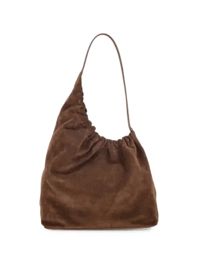 Aesther Ekme Demi Lune Cloud Gathered Shoulder Bag In Brown