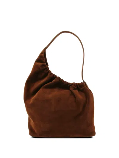 Aesther Ekme Demi Lune Cloud Shoulder Bag In Brown
