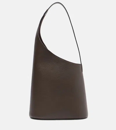 Aesther Ekme Demi Lune Leather Tote Bag In Brown