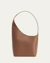 Aesther Ekme Demi Lune Shoulder Bag In Grain Brown Rust