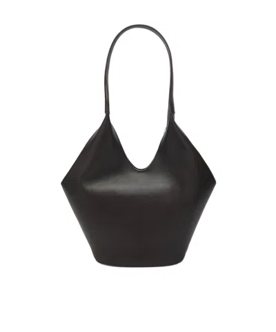Aesther Ekme Double Bill Of Lading Shoulder Bag In Black