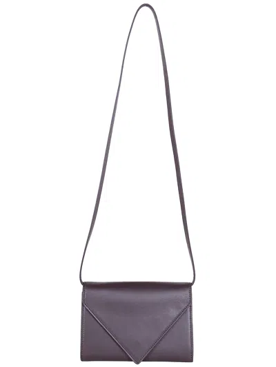 Aesther Ekme "envelope" Mini Chain Wallet In Brown