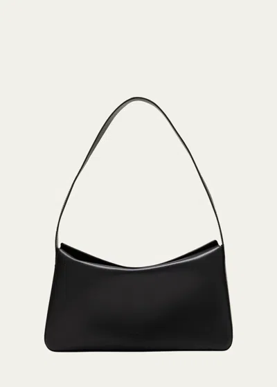 Aesther Ekme Black Leather Soft Baguette Bag