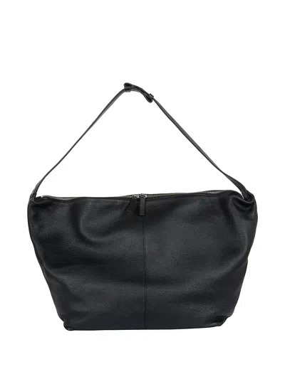 Aesther Ekme Grained Leather Shoulder Bag In Orange