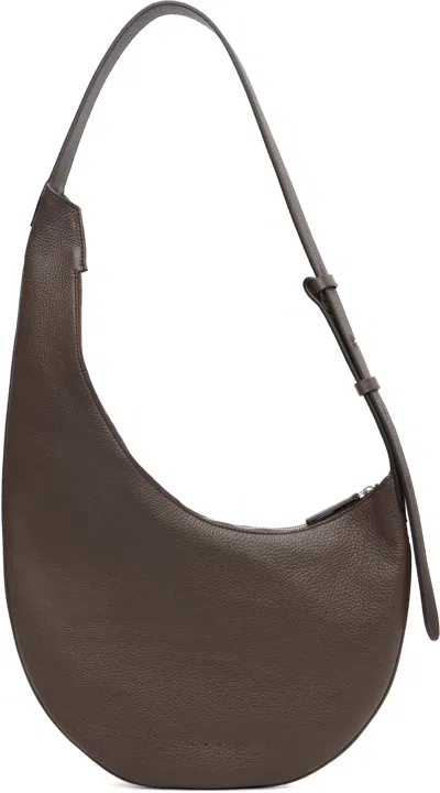 Aesther Ekme Gray Lune Bag In Brown