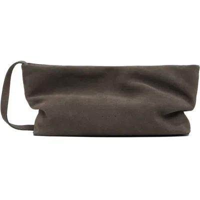 Aesther Ekme Gray Nina Clutch In Brown
