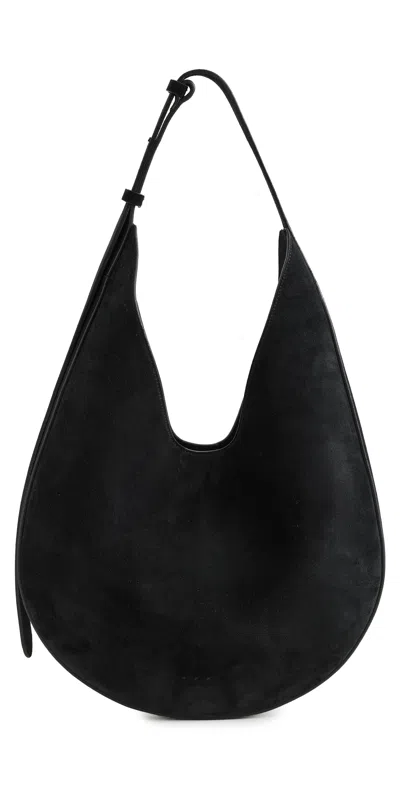 Aesther Ekme Hobo Bag 101 Suede Black