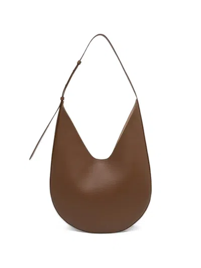 Aesther Ekme Hobo Leather Shoulder Bag In Brown