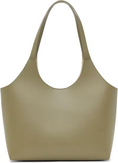 Aesther Ekme Khaki Cabas Tote In Green