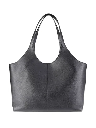 Aesther Ekme Large Cabas Supple Calfskin Tote Bag In Black