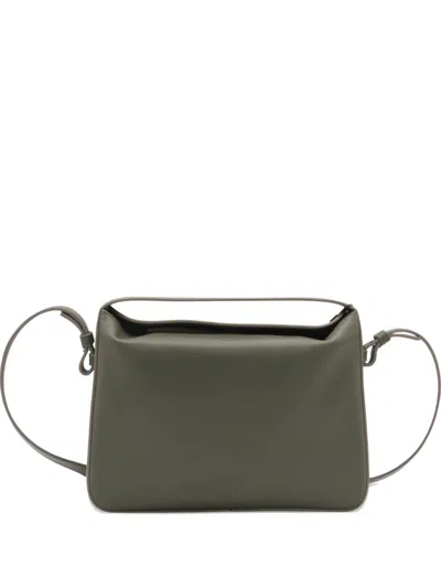 Aesther Ekme Large Leather Bag In Gray