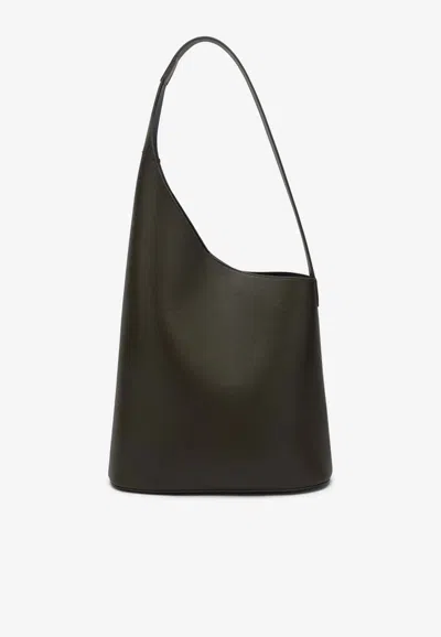 Aesther Ekme Large Lune Leather Tote Bag In Dark