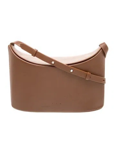 Pre-owned Aesther Ekme Leather Crossbody Bag In Brown
