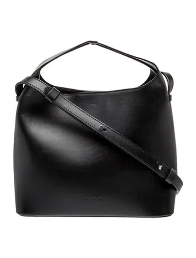 Pre-owned Aesther Ekme Leather Hobo In Black