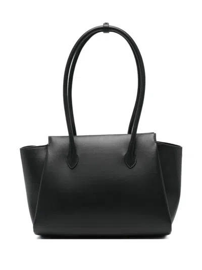 Aesther Ekme Leather Shoulder Bag In Black