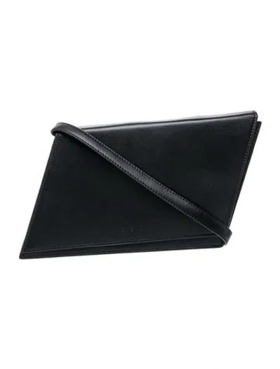 Pre-owned Aesther Ekme Leather Shoulder Bag In Black